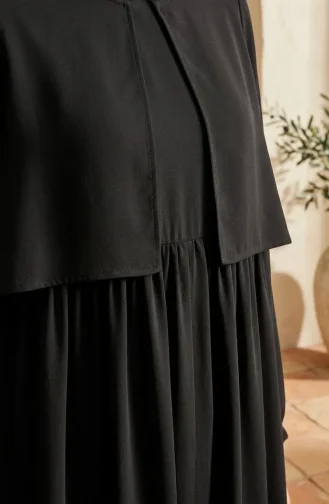 Plissierter Robe Abaya 5085-06 Rauchgrau 5085-06