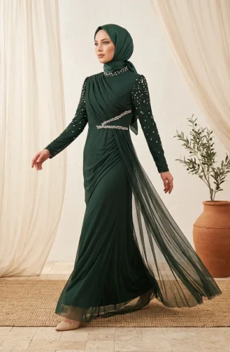 plus size muslim evening dresses Chiffon Burgundy Elegant Arabic Muslim Wedding Dresses DQG923 – TANYA BRIDAL main image 0