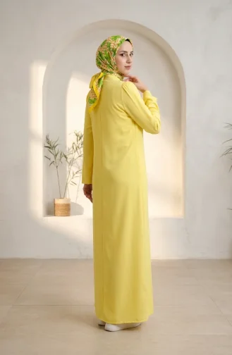 Robe Boutonnées col Nœud 5111-04 Jaune 5111-04