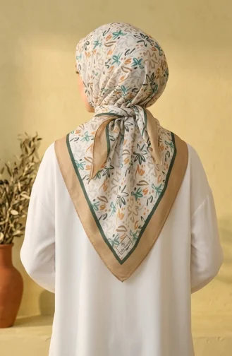 Digital Rayon Scarf 70361-01 Milk Coffee 70361-01