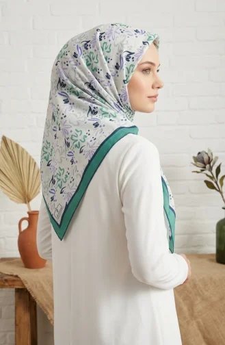 Digitale Rayon Sjaal 70361-02 Groen 70361-02