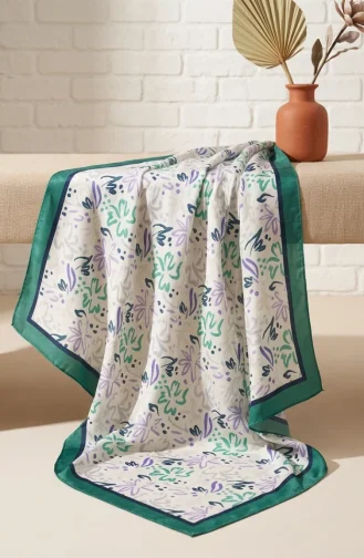 Digitale Rayon Sjaal 70361-02 Groen 70361-02