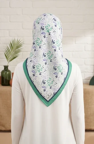Digitale Rayon Sjaal 70361-02 Groen 70361-02