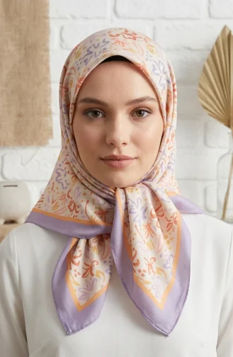 Digital Rayon Scarf 70361-03 Lilac 70361-03
