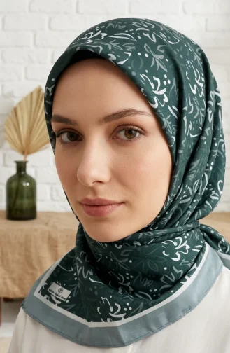 Digital Rayon Scarf 70361-05 Dark Green 70361-05