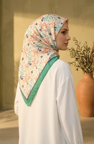 Digital Rayon Scarf 70361-08 Emerald Green 70361-08