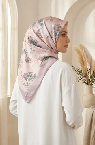 Digitale Rayon Sjaal 70363-01 Poederroze 70363-01