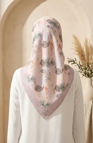Digitale Rayon Sjaal 70363-01 Poederroze 70363-01