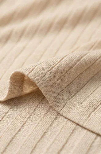 Groot Formaat Zwierig Lang Seizoensmoedervest 8740-02 Beige 8740-02