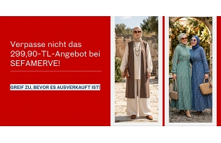 Verpasse nicht das 299,90-TL-Angebot bei SEFAMERVE