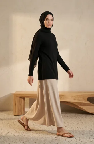 بدلة جسم بأكمام طويلة وياقة عالية 5052-02 كاكي 5052-02