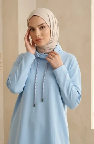 سترة بياقة صياد مع رباط 5047-03 أزرق 5047-03