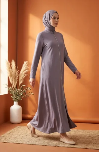 عباية رياضية بخيطين 5027-08 رمادية 5027-08