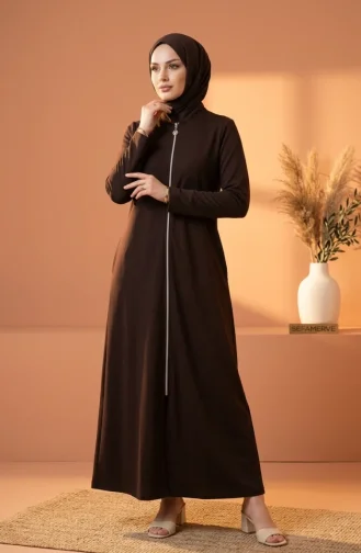 عباية رياضية بخيطين 5027-09 بني 5027-09