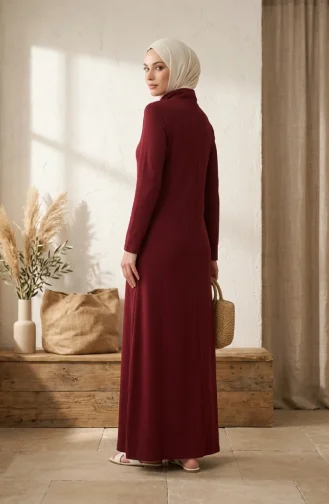 Robe Zippée 5042-04 Bordeaux 5042-04