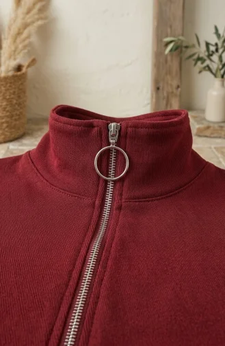 Robe Zippée 5042-04 Bordeaux 5042-04