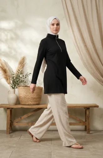 Tuniek Met Ritssluiting 5048-01 Zwart 5048-01