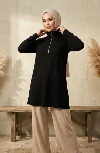 Tuniek Met Ritssluiting 5048-01 Zwart 5048-01
