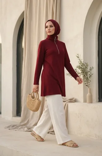 Tuniek Met Ritssluiting 5048-04 Bordeauxrood 5048-04