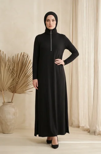 Robe Zippée 5042-01 Noire 5042-01