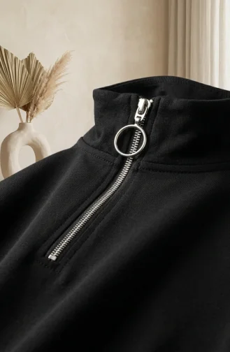 Robe Zippée 5042-01 Noire 5042-01