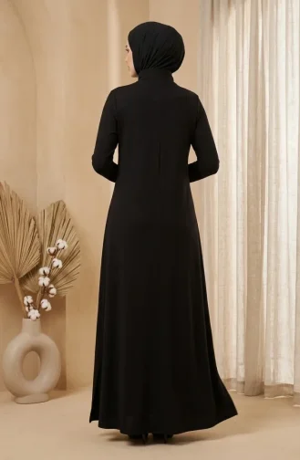 Robe Zippée 5042-01 Noire 5042-01