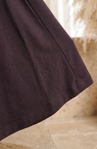 Jupe En Tissu Oysho 5578-10 Marron Foncé 5578-10