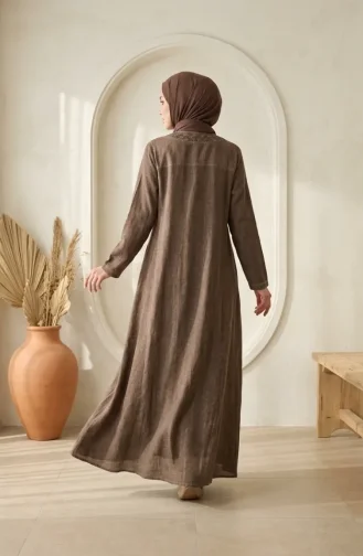 Beige Abayas 6570-04