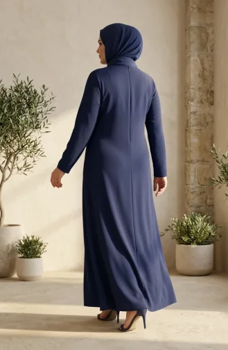 Robe De Soirée Hijab Ornée Grande Taille 6356-04 Parliament 6356-04