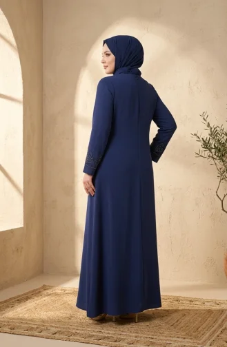 Robe De Soirée Hijab Ornée Grande Taille 6353-04 Parliament 6353-04