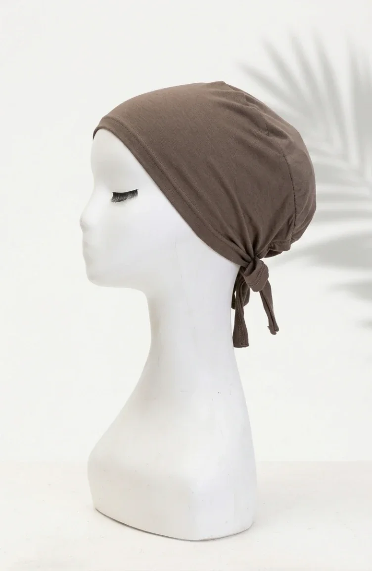 Plain Cotton Bonnet 7002-18 Dark Mink 7002-18