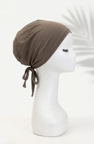Plain Cotton Bonnet 7002-18 Dark Mink 7002-18