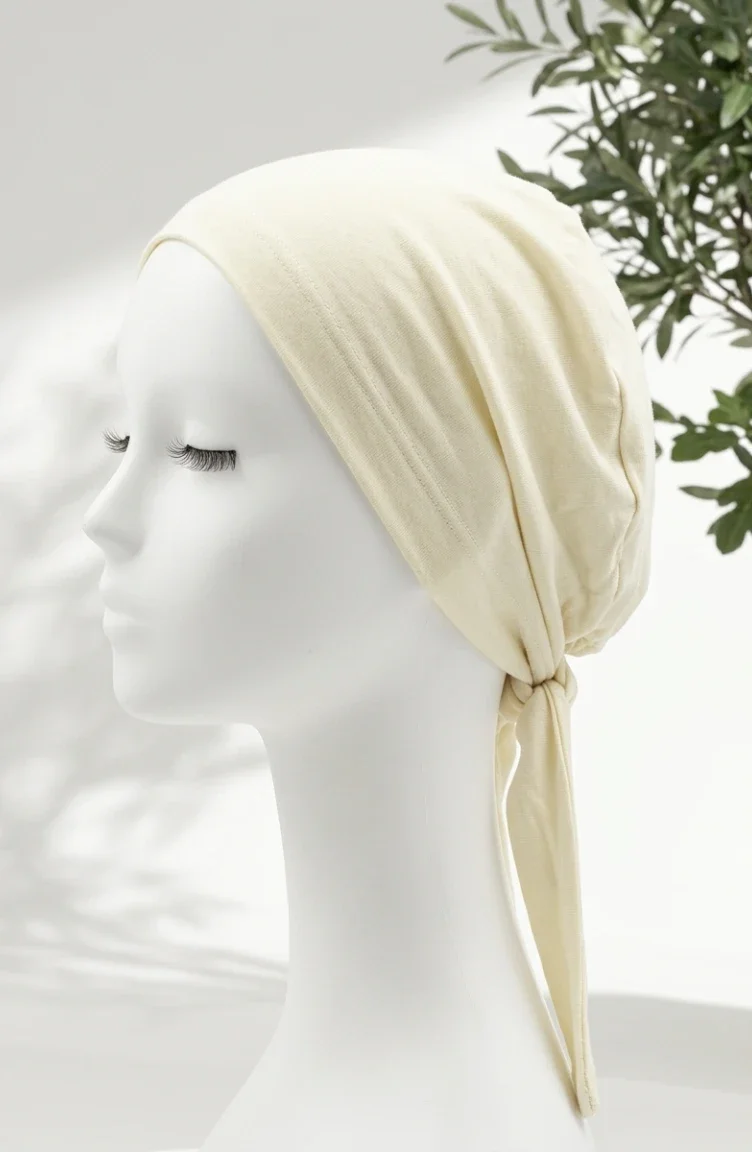 Seamless Cotton Bonnet 7010-03 Ecru 7010-03