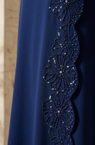 Robe De Soirée Hijab Perlé Grande Taille 6383-05 Parliament 6383-05