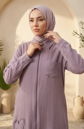 Musselin-Cape-Tunika 3580-02 Rosa 3580-02