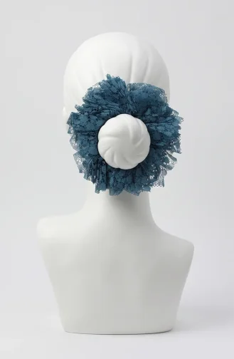 Pince à Chignon En Dentelle 7004 7004-05 Pétrole 7004-05