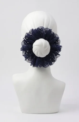 Kanten Knot Haarclip 7004 7004-06 Marineblauw 7004-06