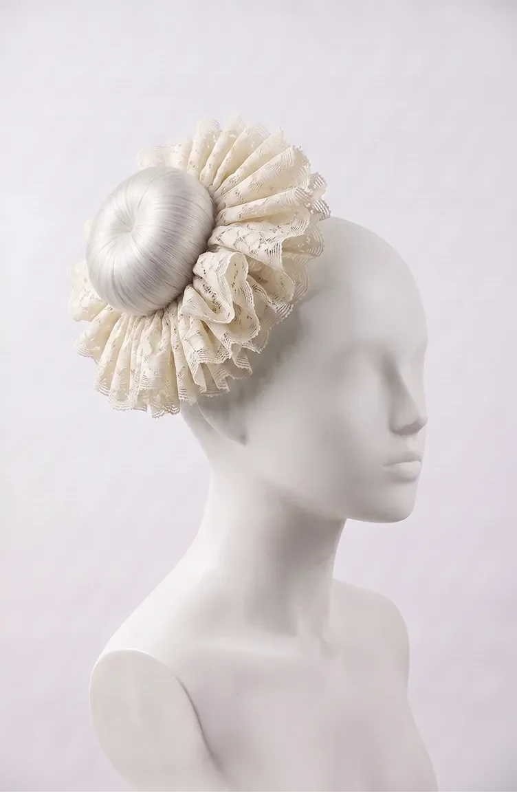 Lace Bun Hair Clip 7004 7004-08 Off-White 7004-08