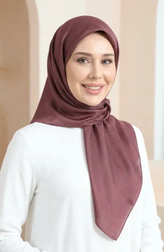 وشاح كريستالي سادة 70252-39 وردي داكن 70252-39