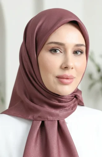 وشاح كريستالي سادة 70252-39 وردي داكن 70252-39