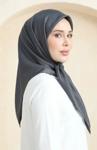 وشاح كريستالي سادة 70252-40 رمادي داكن 70252-40