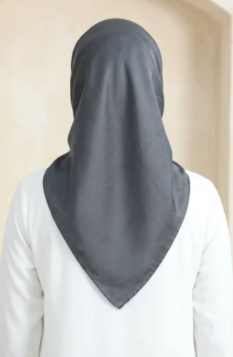 وشاح كريستالي سادة 70252-40 رمادي داكن 70252-40