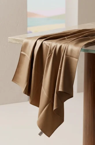 Plain Crystal Scarf 70252-43 Milk Coffee 70252-43