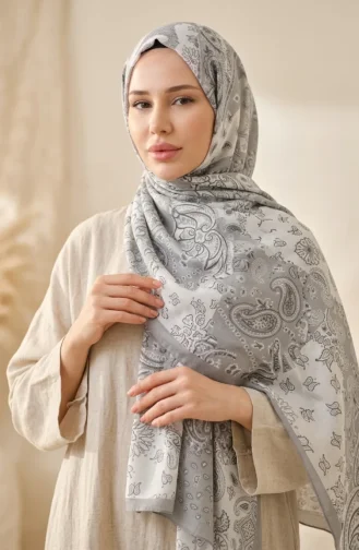 Amber Shawl 70374-05 Smoke Grey 70374-05