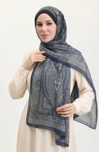 شال من العنبر العرقي 70277-09 نيلي 70277-09