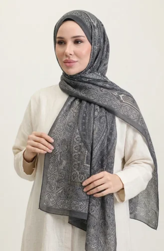 شال إثنيك أمبر 70277-10 رمادي 70277-10