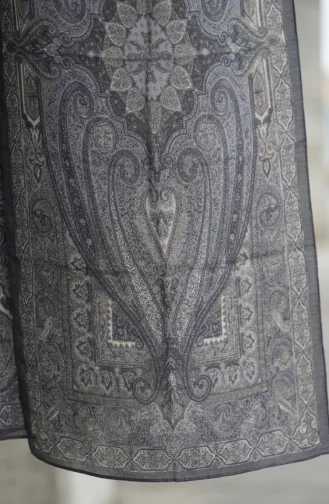 شال إثنيك أمبر 70277-10 رمادي 70277-10