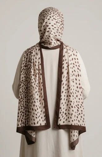 Patterned Soft Scarf 70387-05 Light Beige 70387-05