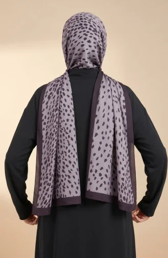 Patterned Soft Scarf 70387-11 Lilac 70387-11