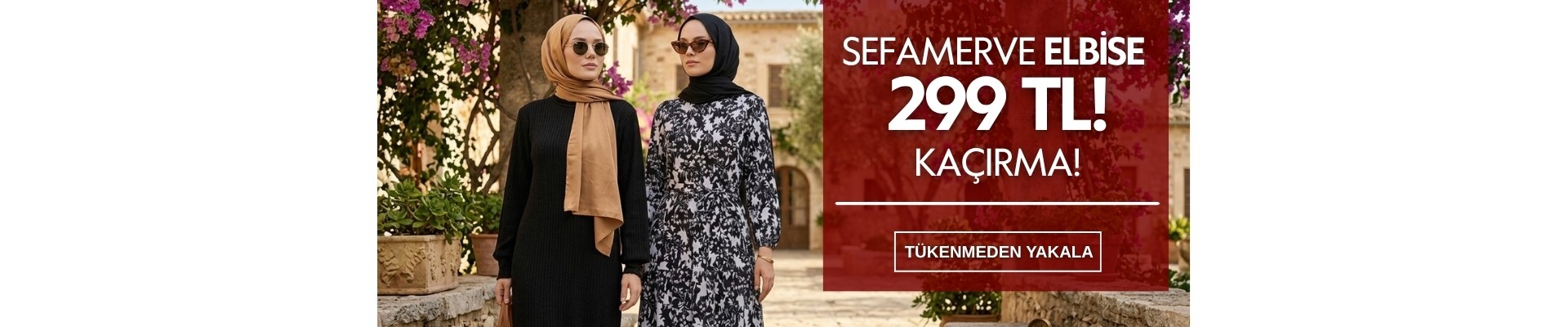Sefamerve Elbise 299 TL Kaçırma!